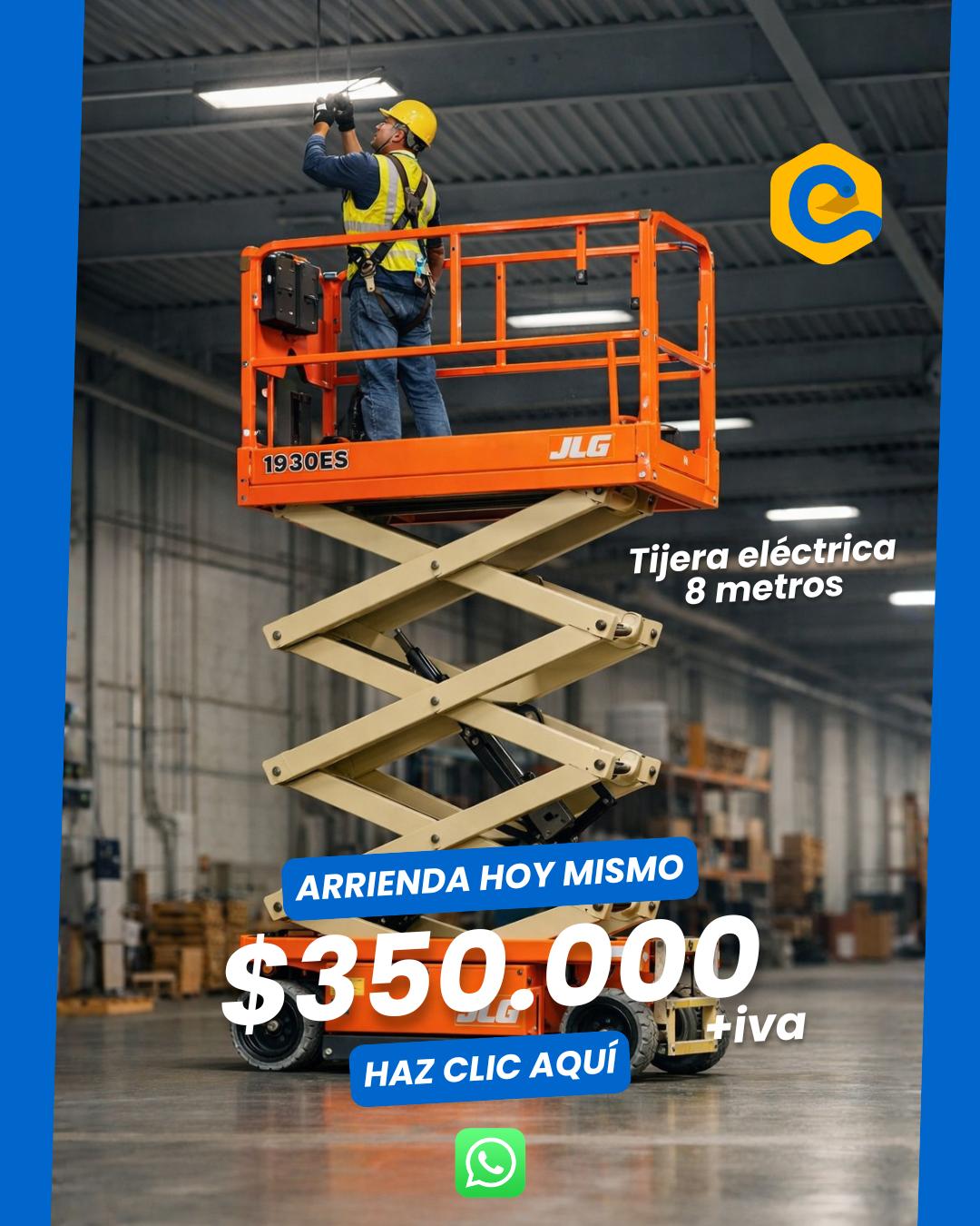 Oferta elevador tijera 8 metros