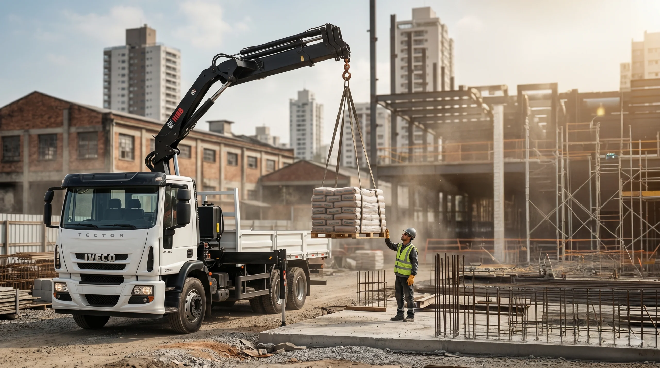 Arriendo de camiones pluma Comaq Rental