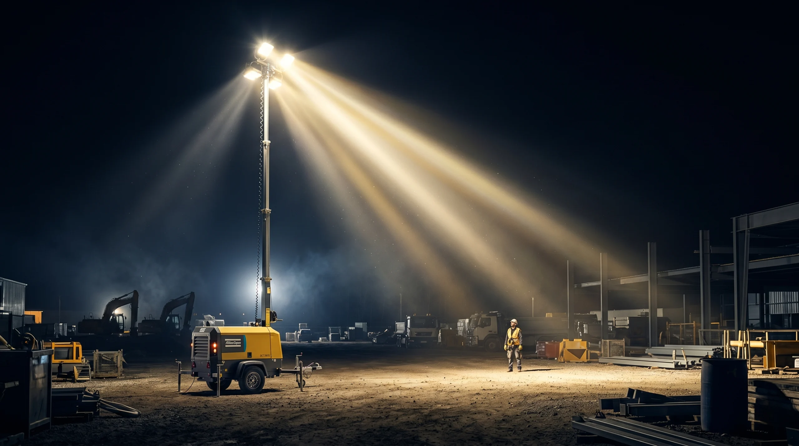 Arriendo de torres de iluminación Comaq Rental