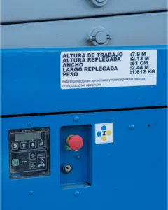 Elevador Tijera Genie 7.7 metros